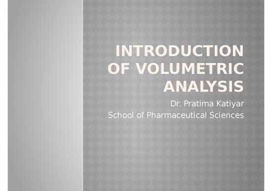 picture Analysis Ppt 75566 | Introduction Of Volumetric Analysis