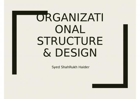 picture_Thesis Statement Ppt 75377 | Lecture 23  Organizational Structure Design