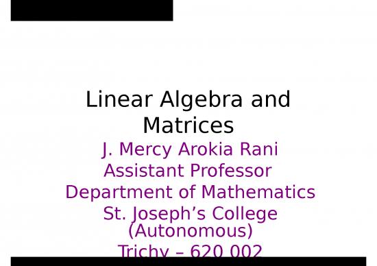 picture Algebra Powerpoint 74979 | Linear Algebra And Matrices