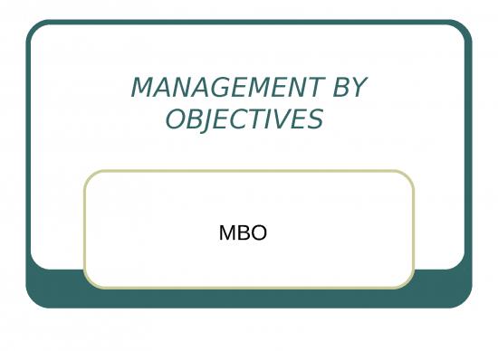 picture_Slideshare Management 75211 | Management By Objectives Mbo