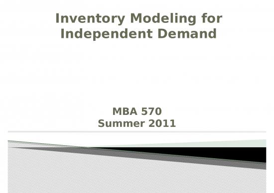 picture Analysis Ppt 75509 | Mba 2011 Inventory May 31 & June 6