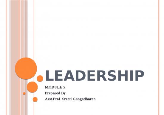 picture Leadership Ppt 74272 | Module 5 Lifeskills