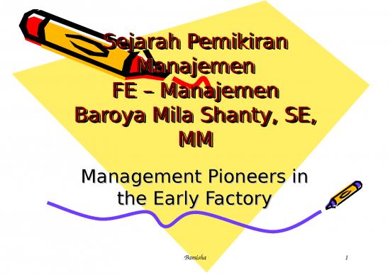 picture Slideshare Management 75134 | Mpitef Management Pionerers In The Early Factory