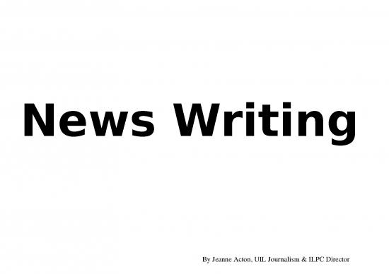 picture Information Ppt 74547 | News Writing 19