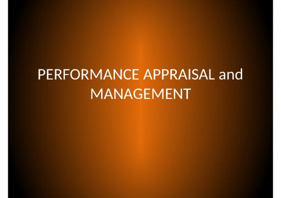picture Analysis Ppt 75966 | Performance Appraisal And Management