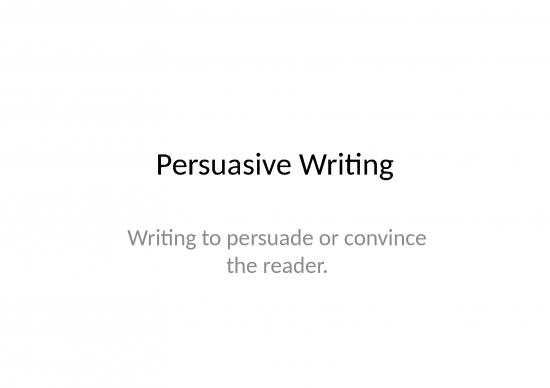 picture Board Game Ppt 74501 | Persuasive Writing