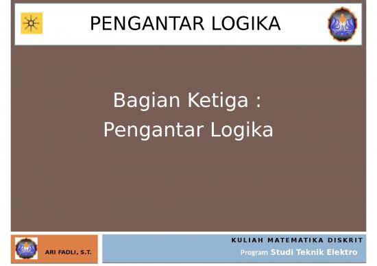 picture Sound Ppt 74723 | Pertemuan Ke 1 Pengantar Logika