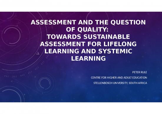 picture Education Ppt 74744 | Peter Rule Assessment And The Question Of Qualitsaaea Peter Rule