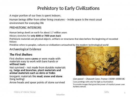 picture History Of Interior Design Ppt 75158 | Prehistoric And Egypt
