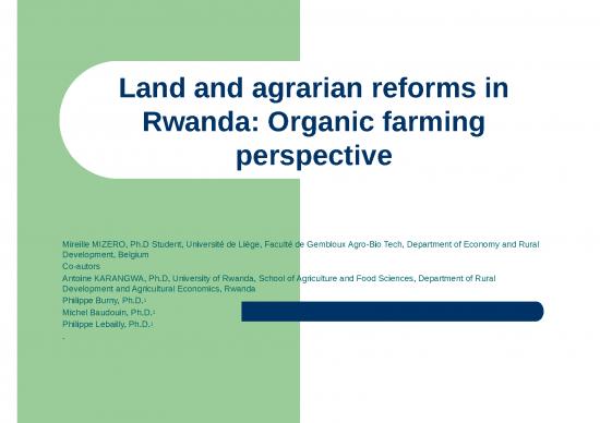 picture_Agriculture Ppt 76565 | Presentation Orale Agrosym  Land And Agrarian Reforms In Rwanda Orgafarming