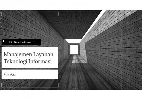 picture1_Slideshare Management 75308 | Slide Ist501 Manajemen Pelayanan Teknologi Informasi Itil Services To Sop