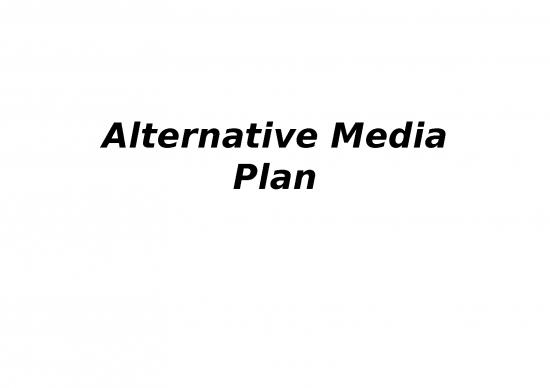 picture Powerpoint Alternative 75309 | Slide Kom 311 Media Planning Alternatif