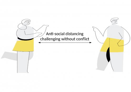 picture_Behaviour Therapy Ppt 76063 | Social Distancing Challenging Without Conflict