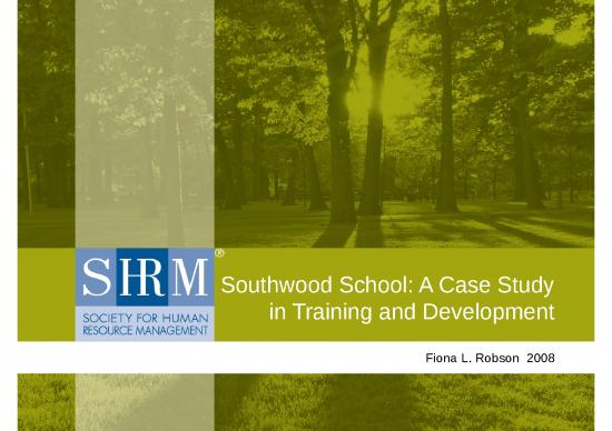 picture Analysis Ppt 76140 | Southwood School  Training And Development Ppt Final2 (1)