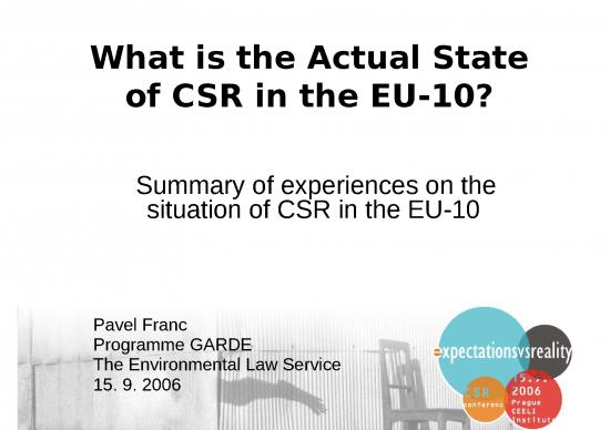 picture Business Ppt Templates 74425 | Summary Of Experiences On The Situation Of Csr In The Eu 03