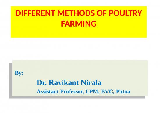 picture Agriculture Ppt 76637 | Unit 7 Poultry Farming Methods