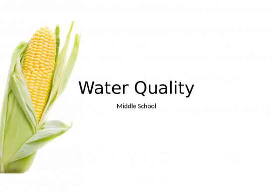 picture Agriculture Ppt 76498 | Water Quality 0