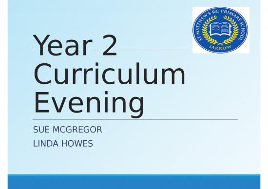picture Maths Powerpoint Presentation 75000 | Year 2 Curriculum Evening 2015 Power Pt