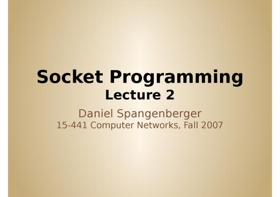 picture Network Ppt 76981 | 02 Sockets