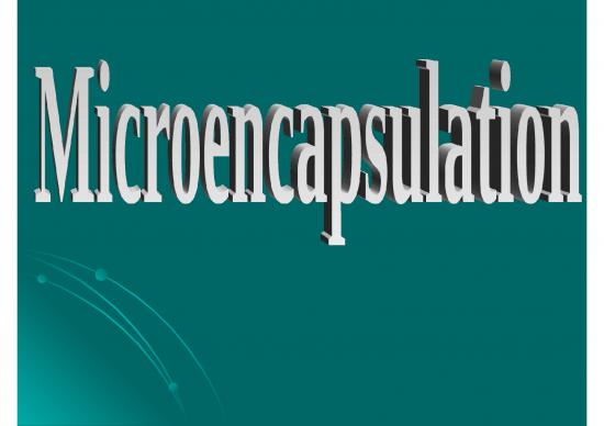 picture Micro Encapsulation Slideshare 77349 | 4  Microencapsulation