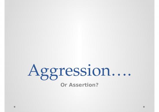 picture_Behaviour Therapy Ppt 78821 | Aggression And Assertion