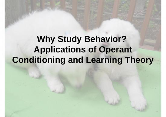picture Behavior Ppt 78420 | Applications Of Behavior Analysis Fall 2017
