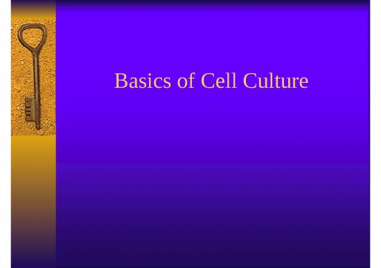 picture Animal Cell Culture Slideshare 77469 | Basic Of Cell Culture