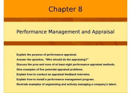 picture_Performance Appraisal Presentation Ppt 78062 | Ch 8 Performance Management Appraisal