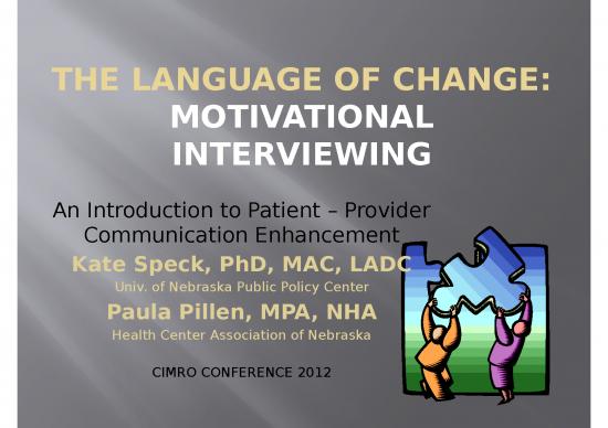 picture Motivational Interviewing Power Point 77215 | Cimro The Language Of Change Ks