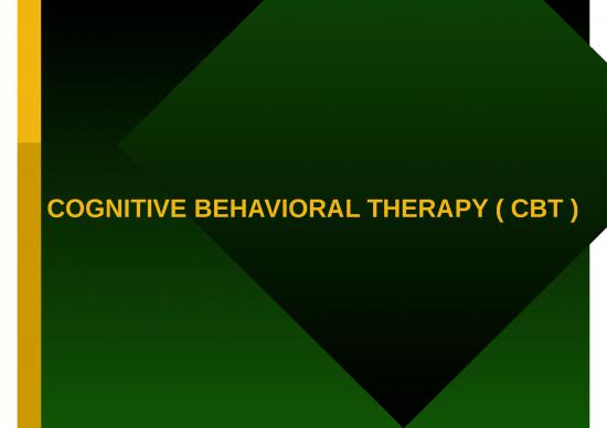 picture Cbt Ppt 79017 | Cognitive Behavioral Therapy ( Cbt )