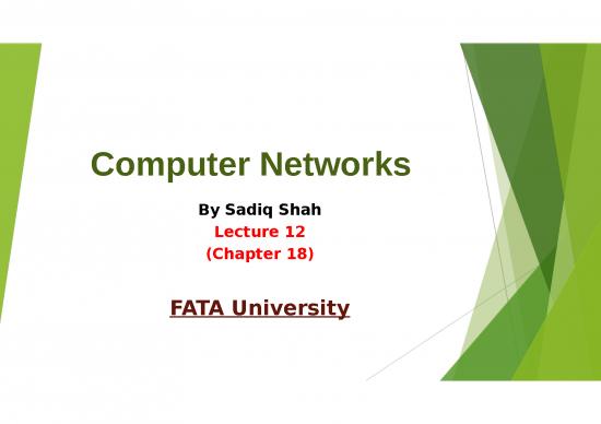 picture Network Ppt 77043 | Computer Networks Lecture 12