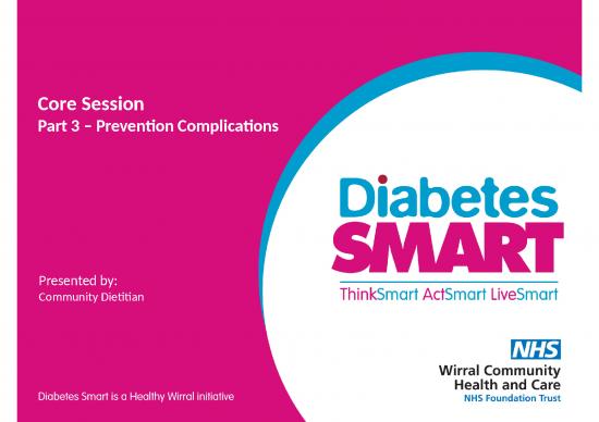 picture Healthy Lifestyle Powerpoint Presentation 77727 | Diabetessmart Core Part 3