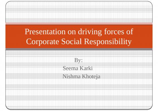 picture Corporate Social Responsibility Ppt 77874 | Driving Forces Of Corporate Social Responsibility