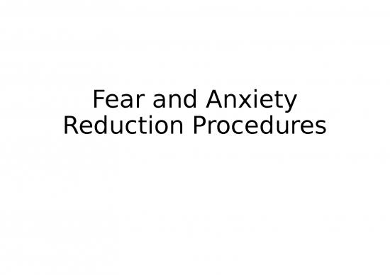 picture1_Relaxation Slideshare 77066 | Fear And Anxiety Reduction Procedures