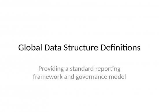 picture Framework Powerpoint 77931 | Global Data Structure Definitions Providing A Standard Reporting Framework And Governance Model Presentation 0