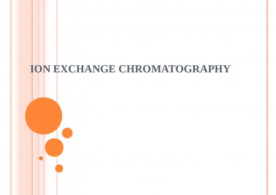 picture Analysis Ppt Repost 77407 | Ion Exchange Chromatography