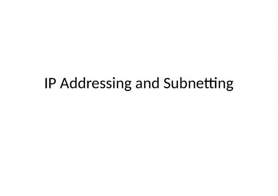 picture_Network Ppt Repost 77777 | Ip Addressing And Subnetting