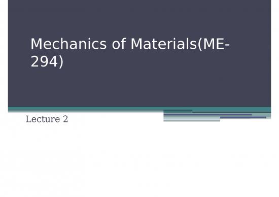 picture_Strength Of Materials Ppt 78774 | Lect 2 Mmt(me 294)