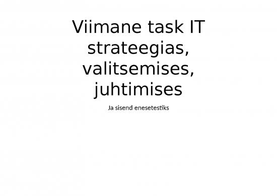 picture_Strategy Slides 78479 | Lvrkk Itjuh Kui On Huvitav