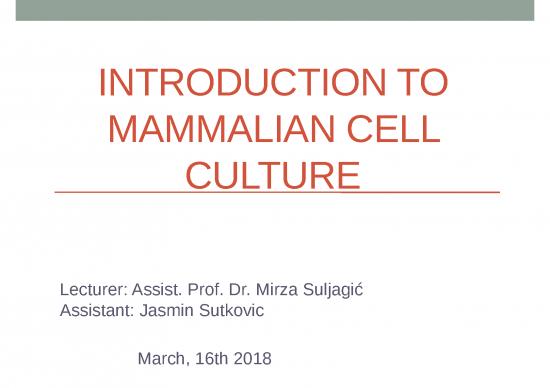 picture_Tissue Culture Slideshare 77612 | Mammalian Cell Culture   Lab2 Spring 2018