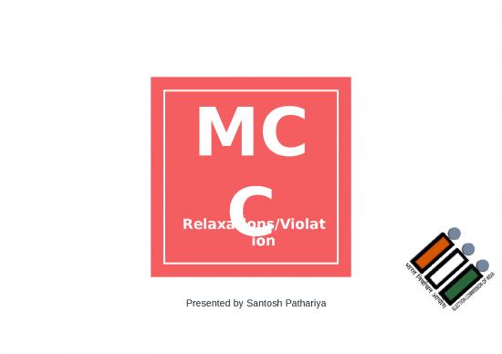 picture Analysis Ppt 77118 | Mcc Violation  Relaxation Request Portal