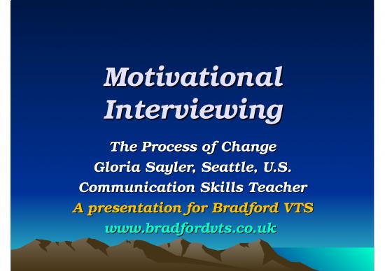 picture Motivational Interviewing Power Point 77529 | Motivational Interviewing By Gloria Sayler