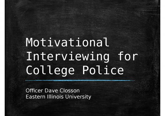 picture_Motivational Interviewing Power Point 77582 | Motivational Interviewing For College Police