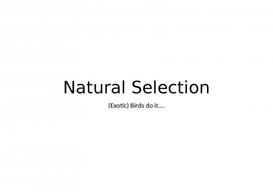 picture_Evolution Ppt 79063 | Naturalselectioninbirdsstewartwhite