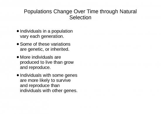 picture Evolution Ppt 79037 | Naturalselectionnotespowerpoint