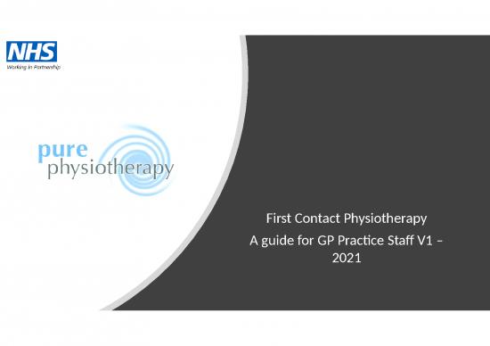 picture Physiotherapy Ppt 78035 | Ohl Physio First Gp Staff Training