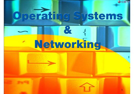 picture Networking Basics Ppt 77050 | Operating Systems And Networking For Bim