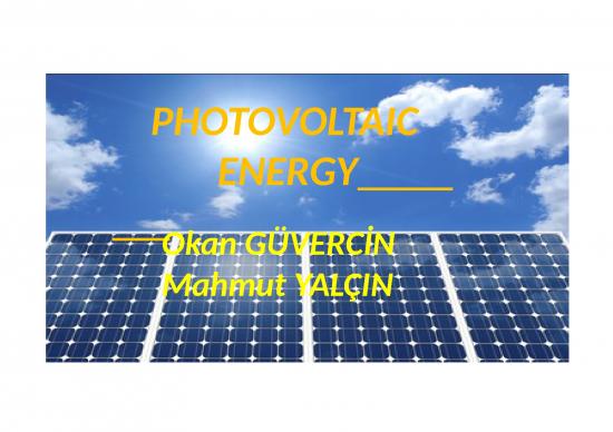 picture Solar Energy Ppt 78694 | Photovoltaic Energy