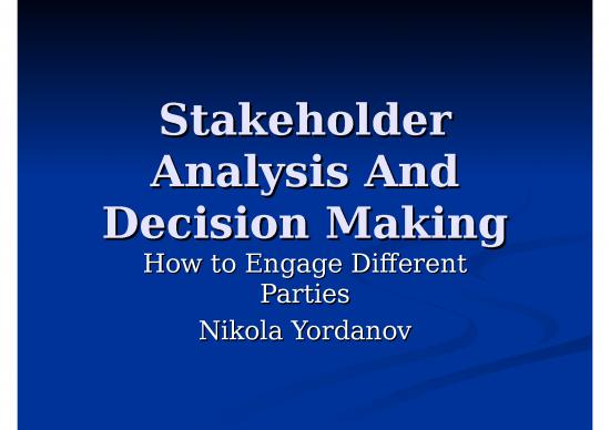 picture Stakeholder Analysis Ppt 78233 | Presentation Nikola Yordanov