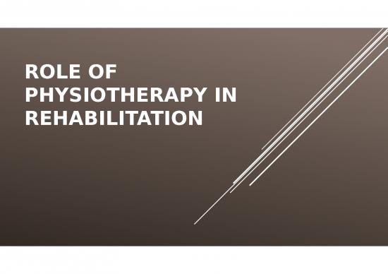 picture Ultrasound Therapy Ppt 77967 | Role Of Physiotherapy In Rehabilitation